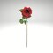 32" Red Tea Rose Stem – Artificial Silk Flower for Arrangements & Home Decor